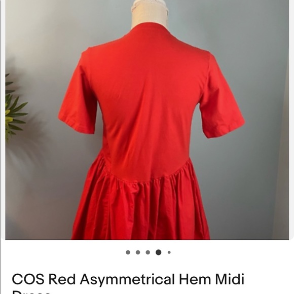 COS asymmetric hem dress - Picture 4 of 4